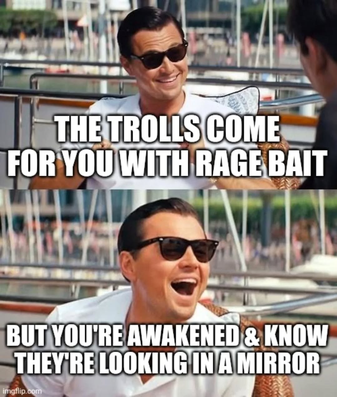 I take the fact that I'm attracting trolls as a compliment and a positive sign. I'm being authentic though to trigger some sick people. May they learn and grow from the experience. ð

#meme #memes #awakening #troll #spirituality #spiritualawakening #authentic