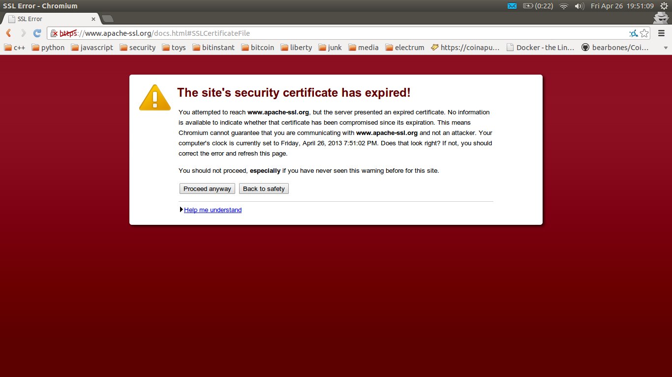 apache-ssl.org has an expired SSL certificate