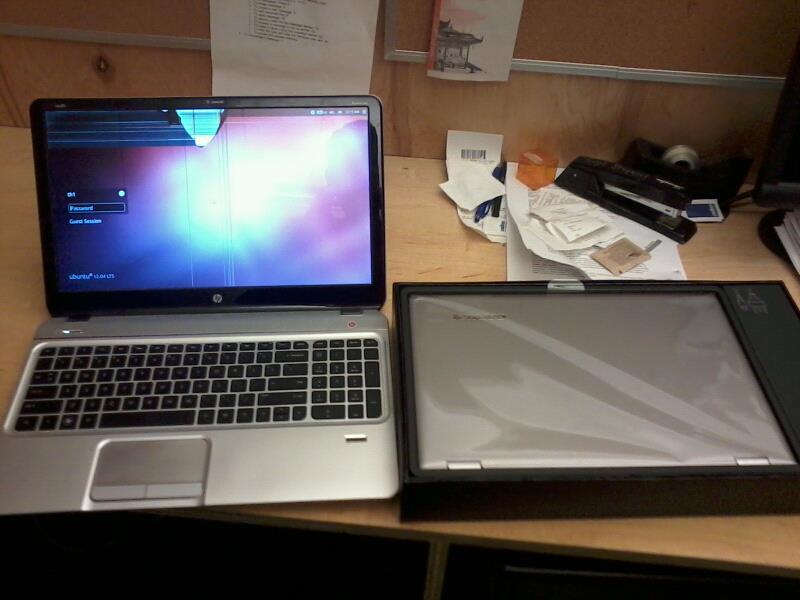 broken laptop. Great way to start the week.
