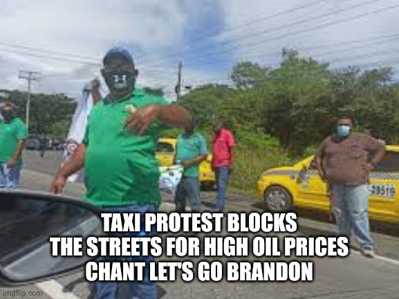 Can't return to Chiriqui because taxi, bus, & truck drivers are blocking roads and assaulting people. They're angry about oil prices. Like that's other regular people's fault.