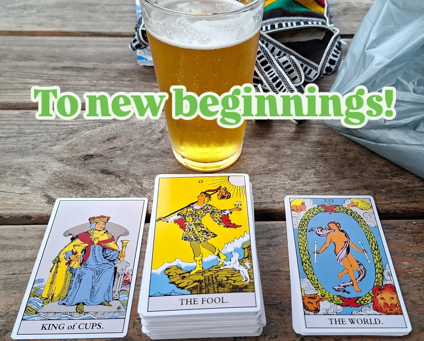 #craftbeer #tarot #newbeginnings