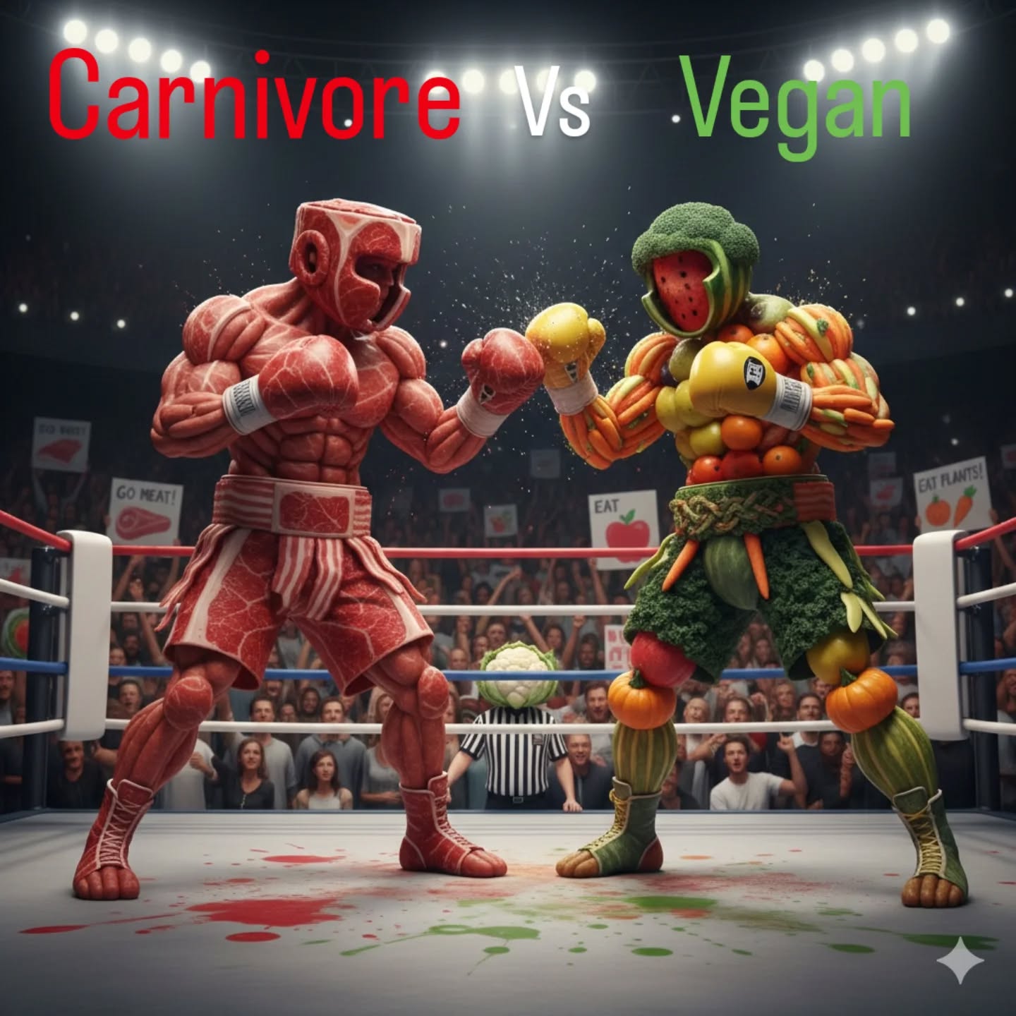 I don't mind anyone's personal preferences, but the trash talk is already hilarious. The memes showing the other side as weak. It's time we settled this with some sort of athletic competition! Diet Olympics!

#carnivore #keto #vegan #vegetarian #health