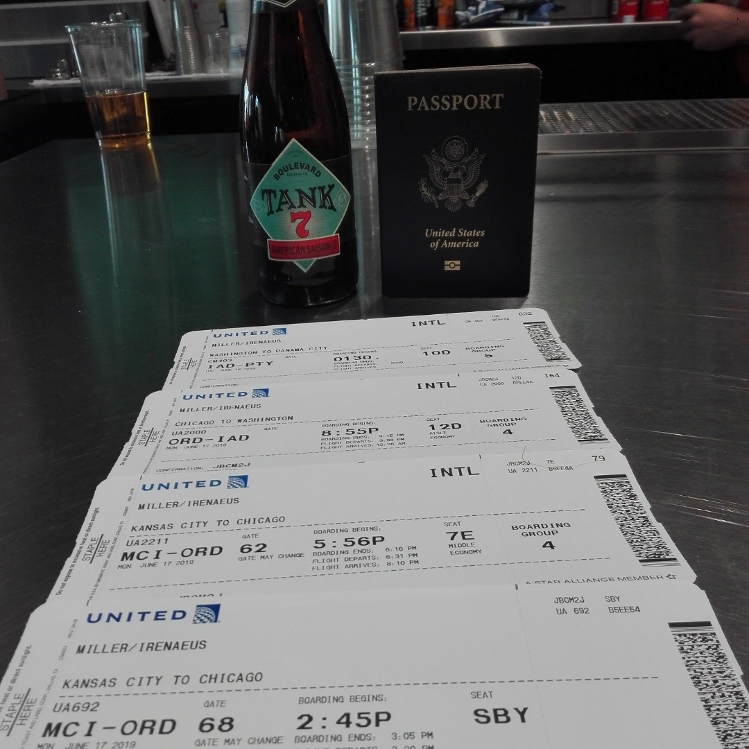 Flight delays keeping me from going home to #panama and mi amor. Loooong detour requires much beer.