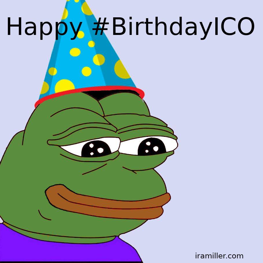 Happy #BirthdayICO to me! kekeke #ICO #bitcoin #ethereum #dash #cryptocurrency https://iramiller.com