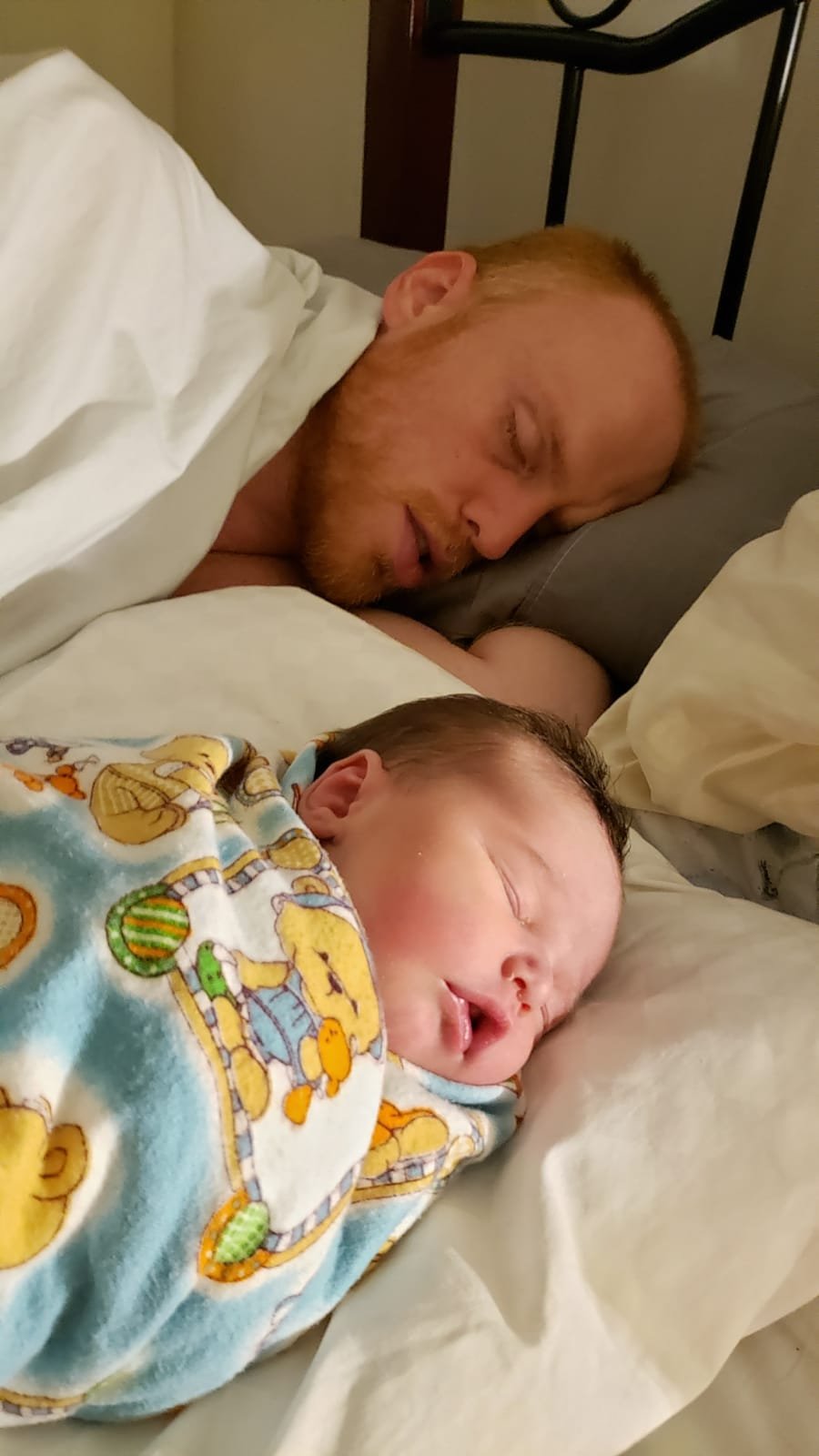 I haven't slept so well since a week before he was born. There's nothing like snuggling a sleeping baby. Highly recommend co-sleeping!

#cosleeping #baby #parenting