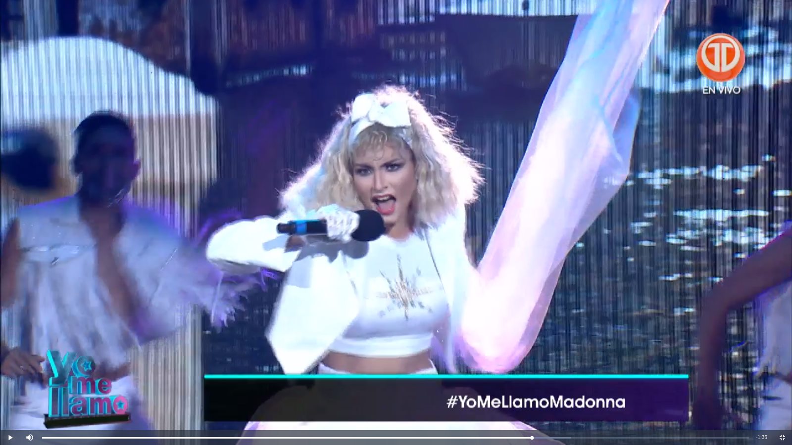 I'm so proud! Ingrid won her duel, and advances to the next round of the show.

https://www.telemetro.com/yo-me-llamo/programas/yo-me-llamo-2021-alejandro-fernandez-vs-madonna-n5315853