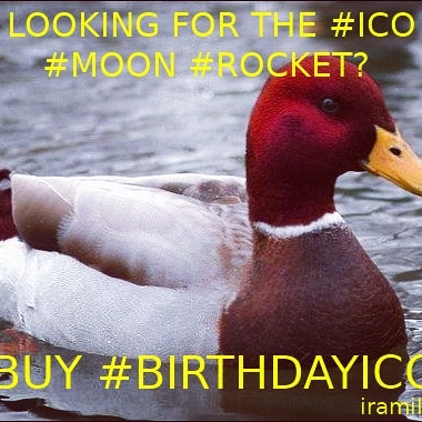 Looking for the #ICO #moon #rocket? Buy #BirthdayICO at iramiller.com #bitcoin #ethereum #dash