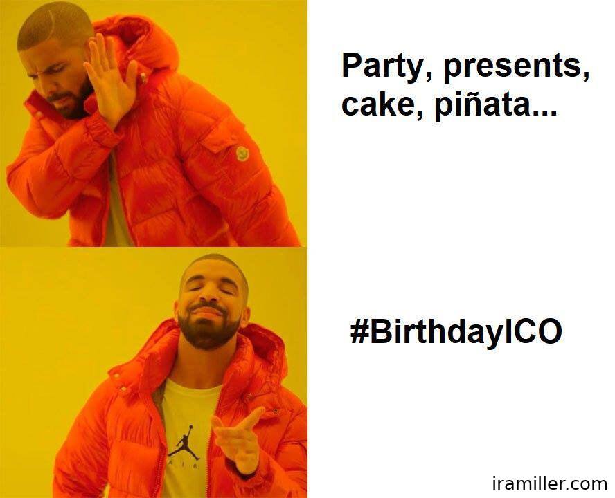 party, presents, cake, piÃ±ata... #BirthdayICO #ICO #cryptocurrency #bitcoin #ethereum #dash https://iramiller.com