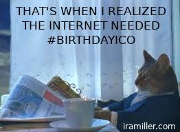That's when I realized, the Interned needed #BirthdayICO. https://iramiller.com #ICO #bitcoin #ethereum #dash #cryptocurrency