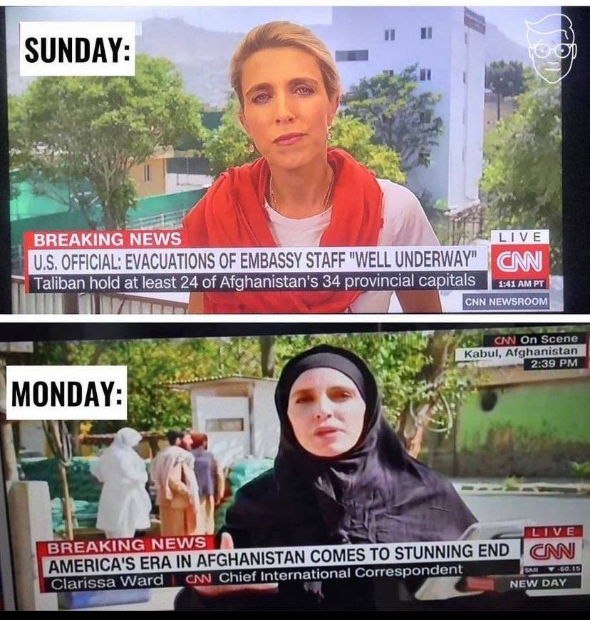 âTheyâre just chanting âDeath to America,â but they seem friendly at the same time.â
#afghanistan #politics #NWO
https://twitter.com/sophiabfisher/status/1427277156913139716