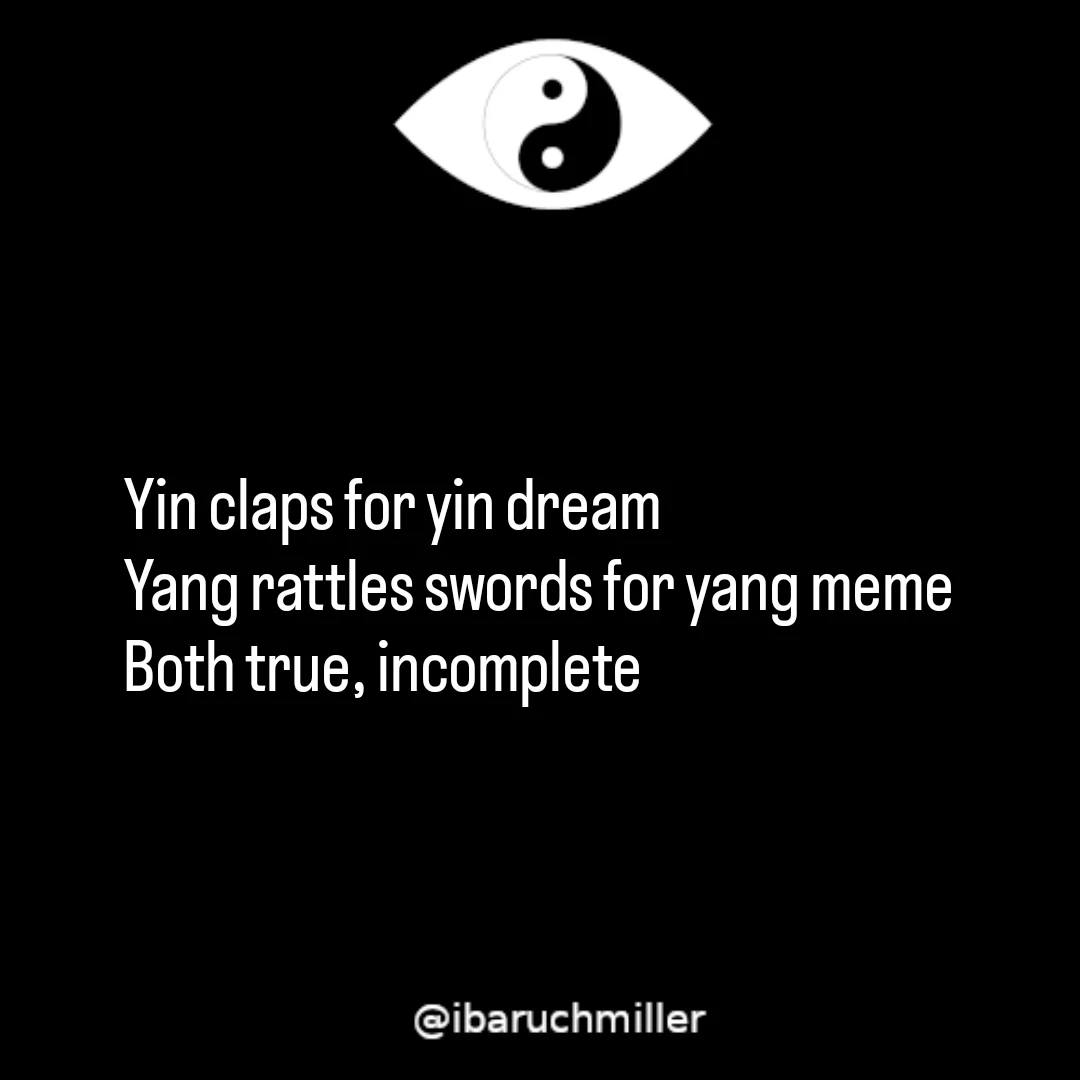 Working on the fine details on integration and healing my masculine and feminine energy. What a beautiful, harmonious symbiosis they create. Intuition and logic. Dreams and actions. I manifest the sum of these parts and more.

#yinyang #masculinity #feminine #balance #divinemasculine #divinefeminine