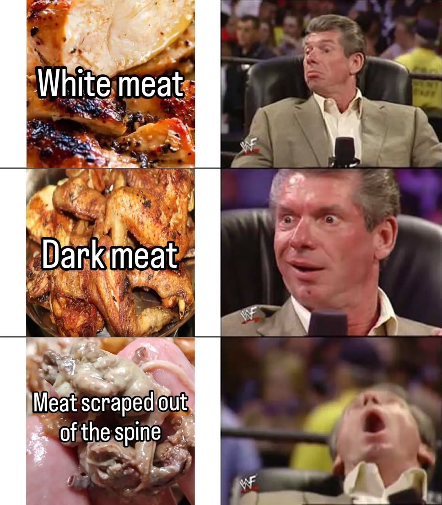 Yall know what I'm talking about. When you're getting to the end of the chicken, scraping the little bones out with your finger tips. Then that dark, tasty meat comes out of some secret pocket like nutritional gold.

#chicken #chickenwings #carnivore #headtotail #nutrition